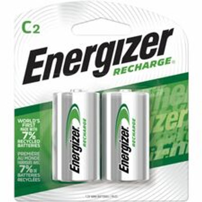 Energizer Recharge Universal Rechargeable C Battery 2-Packs - For Multipurpose - Battery Rechargeable - C - 2/Pack - 24 / Carton