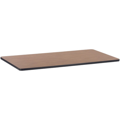 Lorell Classroom Activity Tabletop - High Pressure Laminate (HPL), Medium Oak Rectangle Top - 30" Table Top Width x 60" Table Top Depth x 1.13" Table Top Thickness - Assembly Required - 1 Each