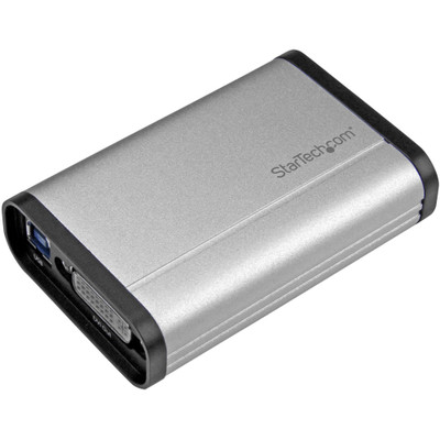 StarTech.com USB 3.0 Capture Device for High Performance DVI Video - 1080p 60fps - Aluminum - Functions: Video Capturing, Video Recording - 1920 x 1200 - MPEG-4, H.264 - DVI - USB - Audio Line In - 1 Each - PC - TAA Compliant