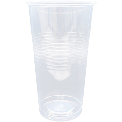 Genuine Joe 20 oz Transparent Beverage Cups - 20 fl oz - Clear - Plastic - Beverage, Picnic, Company, Event - 50/Bag - 12 / Carton