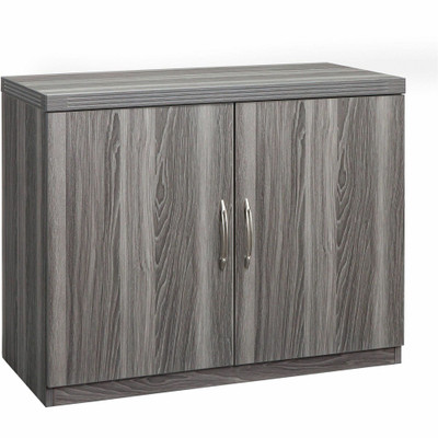 Safco Aberdeen Series Storage Cabinet - 26.1" Height x 14.9" Width x 0.7" Thickness Door, 24.7" Height x 34.6" Width x 16.7" Depth Interior Cabinet, 29.5" Height x 36" Width x 18" Depth CabinetFile Drawer(s) - 2 Door(s) - 1 Shelve(s) - Material: M...