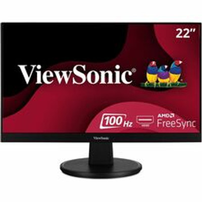 ViewSonic Value VA2247-MH 22" Class Full HD LED Monitor - 16:9 - Black - 21.5" Viewable - Multi-domain Vertical Alignment (MVA) - LED Backlight - 1920 x 1080 - 16.7 Million Colors - Adaptive Sync - 250 Nit - 5 ms - 100 Hz Refresh Rate - Speakers -...
