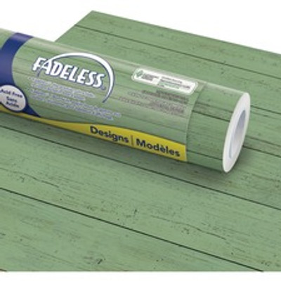 Fadeless Bulletin Board Paper Rolls - Bulletin Board, Classroom, Fun and Learning, File Cabinet, Door, Display, Paper Sculpture, Table Skirting, Party, Home Project, Office Project, ... - 48" Width x 50 ft Length - 50 lb Basis Weight - Mint Shipla...