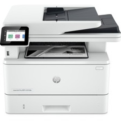HP LaserJet Pro 4101fdne Laser Multifunction Printer - Monochrome - White - Copier/Fax/Printer/Scanner - 63 ppm Mono Print - 4800 x 600 dpi Print - Automatic Duplex Print - Up to 80000 Pages Monthly - Color Flatbed Scanner - 1200 dpi Optical Scan ...