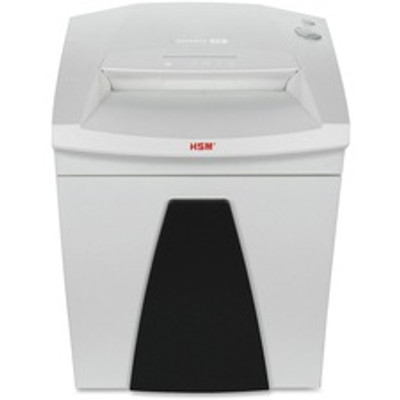 HSM Securio B26c Cross-cut Shredder - Continuous Shredder - Cross Cut - 19 Per Pass - for shredding Paper Clip, Paper, 3.5" Floppy Disk, CD, Staples, DVD, Credit Card - 0.177" x 1.181" Shred Size - P-4/O-3/T-4/E-3/F-1 - 12.20" Throat - 14.50 gal W...