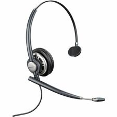 Poly EncorePro HW710 Single Ear Headset +Carry Case +Quick Disconnect TAA - Mono - USB Type A, Quick Disconnect - Wired - 80 Hz to 20 kHz - Over-the-ear, On-ear, Over-the-head - Monaural - Ear-cup - 2.92 ft Cable - Noise Cancelling, Omni-direction...