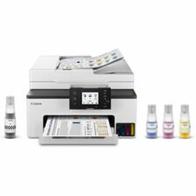 Canon MAXIFY GX2020 Wired & Wireless Inkjet Multifunction Printer - Color - Copier/Fax/Printer/Scanner - 600 x 1200 dpi Print - Up to 27000 Pages Monthly - Flatbed, ADF Scanner - Ethernet - Wireless LAN - Canon PRINT Application, Apple AirPrint, M...