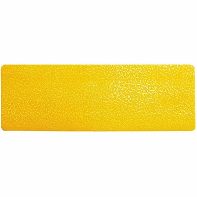 DURABLE Floor Marking Shape: Stripe - 10 PK - 2" Width x 5.9" Depth - Rectangular Shape - Abrasion Resistant, Durable, Self-adhesive, Easy Installation, Slip Resistant, Permanent Adhesive - Safety, Walking Area, Driving Area, Indoor - Plastic - Ye...