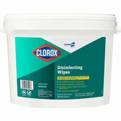 Clorox Scented Disinfecting Wipes - For Multi Surface, Multipurpose - Wipe - Fresh Scent - Recommended For: Bacteria Remover, Germs Remover, Virus Remover, Pet Dander Remover, Allergen Remover, Pollen Remover, Grass Remover, Soap Scum Remover - An...