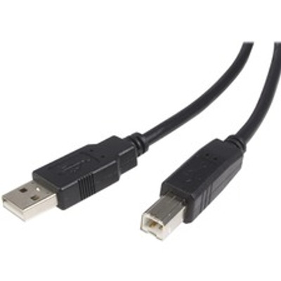 StarTech.com 3m USB 2.0 A to B Cable - M/M - 3 ft USB/USB-B Data Transfer Cable for Peripheral Device, Printer, Scanner, Add-on Card, External Hard Drive - First End: 1 x 4-pin USB 2.0 Type A - Male - Second End: 1 x 4-pin USB 2.0 Type B - Male - ...