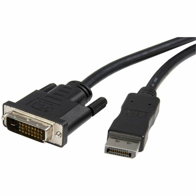 StarTech.com DisplayPort to DVI Video Converter Cable - 10 ft DisplayPort/DVI-D Video Cable Adapter for Video Device, Monitor, HDTV, Workstation, Desktop Computer, Notebook, Docking Station - First End: 1 x 20-pin DisplayPort 1.2 Digital Audio/Vid...