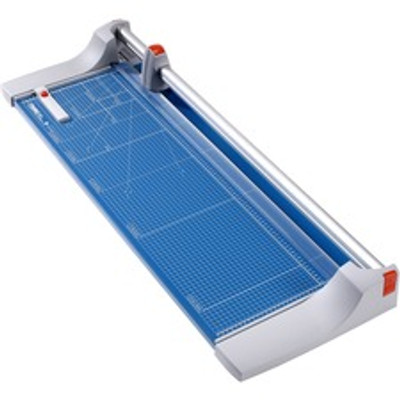 Dahle 446 Premium Rotary Trimmer - 22 Sheet Cutting Capacity - 36" Cutting Length - 4" Height x 15.1" Width x 44.1" Length - Self-sharpening, Heavy Duty, Automatic Clamp, Metal Base, Ground Blade, Dual Cylinder Guide Bar, Adjustable Alignment Guid...