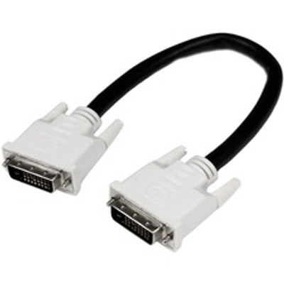 StarTech.com 1ft DVI-D Dual Link Digital Video Monitor Cable - 1 ft DVI Video Cable for Monitor, Projector, Desktop Computer, Notebook, Video Device - First End: 1 x 25-pin DVI-D (Dual-Link) Digital Video - Male - Second End: 1 x 25-pin DVI-D (Dua...