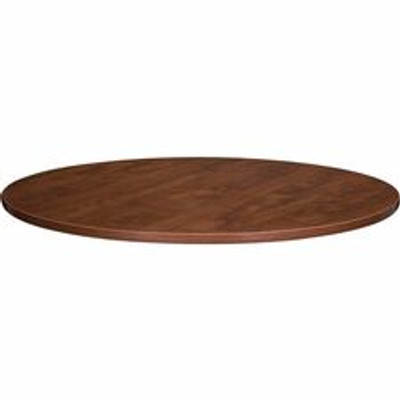 Lorell Essentials Conference Tabletop - Cherry Round Top - Contemporary Style - 41.75" Table Top Width x 41.75" Table Top Depth x 1.25" Table Top Thickness x 42" Table Top Diameter - 1" Height - Conferencing - Assembly Required - Cherry, Laminated...