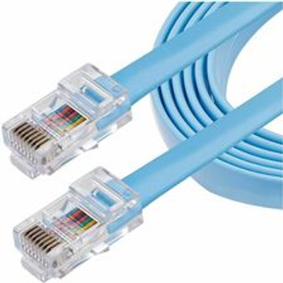 StarTech.com 6 ft Cisco Console Rollover Cable - RJ45 Ethernet M/M - 6 ft RJ-45 Network Cable for Modem, Router, Server, Network Device - First End: 1 x RJ-45 Network - Male - Second End: 1 x RJ-45 Network - Male - Rollover Cable - 26 AWG - Blue -...