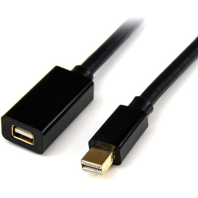 StarTech.com 6 ft Mini DisplayPort 1.2 Video Extension Cable M/F - Mini DisplayPort 4k - 6 ft Mini DisplayPort Video Cable for Audio/Video Device, Monitor, MacBook, MacBook Pro, MacBook Air, Mac Pro, iMac, Mac mini - First End: 1 x 20-pin Mini Dis...