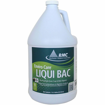 RMC Enviro Care Liquic Bac Cleaner - For Nursing Home, School, Industry, Hospital, Septic Tank, Sump Pump, Portable Toilet, Apartment, Funeral Home, Kennel, Recreational Vehicle, ... - 128 fl oz (4 quart) - Recommended For: Odor Remover, Grease Re...