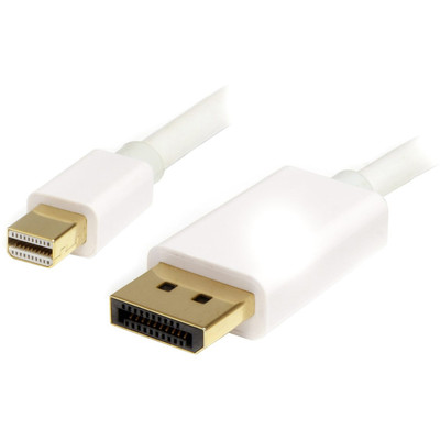 StarTech.com Mini DisplayPort to DisplayPort Cable Audio/Video Cable - 3.28 ft DisplayPort/Mini DisplayPort A/V Cable for Audio/Video Device, Monitor, Projector, TV, Mac mini, Notebook, HDTV - First End: 1 x 20-pin DisplayPort 1.2 Digital Audio/Vi...