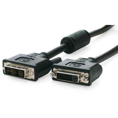 StarTech.com 15 ft DVI-D Single Link Monitor Extension Cable - M/F - 15 ft DVI-D Video Cable for Desktop Computer, Monitor, Video Device, Workstation, Notebook, Projector - First End: 1 x 18-pin DVI-D (Single-Link) Digital Video - Male - Second En...
