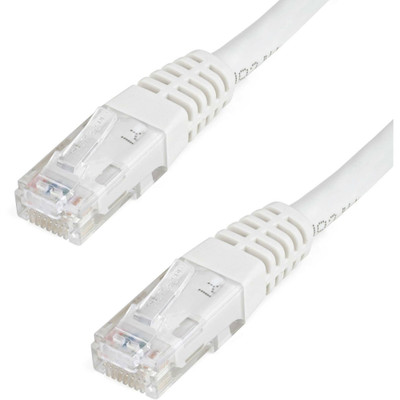 StarTech.com 2ft White Cat6 UTP Patch Cable ETL Verified - 2 ft Category 6 Network Cable for Network Device, Wall Outlet, Workstation, VoIP Device, Security Device, Hub, Distribution Panel - First End: 1 x RJ-45 Network - Male - Second End: 1 x RJ...