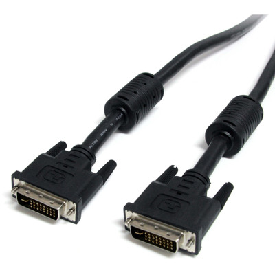 StarTech.com 6ft DVI-I Dual Link Monitor Cable - M/M - 6 ft DVI Video Cable for Desktop Computer, Notebook, Projector, Monitor, Video Device - First End: 1 x 29-pin DVI-I (Dual-Link) Digital Video - Male - Second End: 1 x 29-pin DVI-I (Dual-Link) ...
