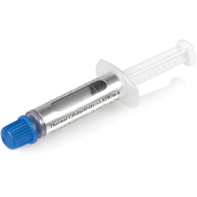 StarTech.com Metal Oxide Thermal CPU Paste Compound Tube (1.5g) - 32.2&deg;F/W (0.1&deg;C/W) - Syringe - 1.93W/m?K -22&deg;F (-30&deg;C) to 356&deg;F (180&deg;C) Operating Temperature - Silver - Silver, Carbon Compound, Metal Oxide Compound, Silic...