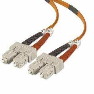 Belkin Fiber Optic Cable; Multimode SC/SC Duplex MMF, 50/125 - 16.40 ft Fiber Optic Network Cable for Network Device - First End: 2 x SC/PC Network - Male - Second End: 2 x SC/PC Network - Male - Patch Cable - Duplex - 50/125 &micro;m - Orange - 1...