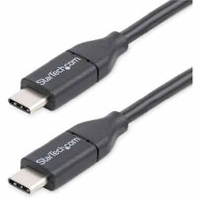 StarTech.com USB-C Cable - M/M - 0.5 m - USB 2.0 - 1.64 ft USB-C Data Transfer Cable for Notebook, Chromebook, MacBook, Computer, Smartphone, Wall Charger, Car Charger, Power Bank - First End: 1 x 24-pin USB 2.0 Type C - Male - Second End: 1 x 24-...