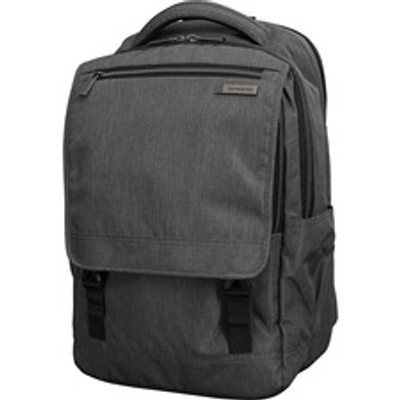 Samsonite Modern Utility Carrying Case (Backpack) for 15.6" Apple iPad Notebook - Charcoal, Charcoal Heather - Water Resistant Bottom, Drop Resistant, Shock Resistant Interior - Ripstop Polyester Body - Handle, Shoulder Strap - 17.8" Height x 8" W...