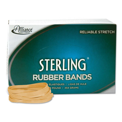 Sterling Rubber Bands, Size 64, 0.03" Gauge, Crepe, 1 Lb Box, 425/box Sterling Rubber Bands, Size 64, 0.03" Gauge, Crepe, 1 Lb Box, 425/box