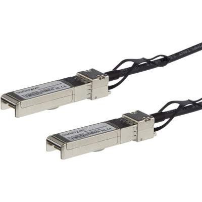 StarTech.com SFP+ Direct Attach Cable - MSA Compliant - 1 m (3.3 ft.) - 3.28 ft Twinaxial Network Cable for Network Device, Switch, Server, Transceiver - First End: 1 x SFP+ Network - Male - Second End: 1 x SFP+ Network - Male - 10 Gbit/s - 30 AWG...