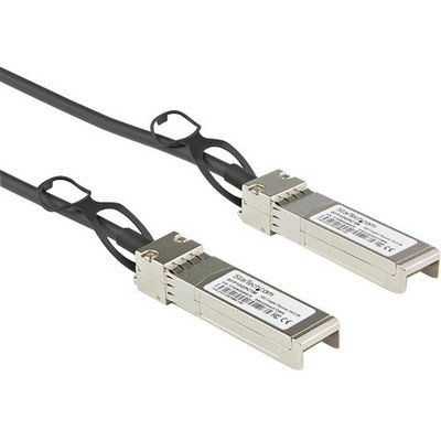 StarTech.com Dell EMC DAC-SFP-10G-1M Compatible SFP+ Direct-Attach Twinax Cable - 1 m (3.3ft) - 3.28 ft Twinaxial Network Cable for Network Device, Server, Router, Switch - First End: 1 x SFP+ Network - Male - Second End: 1 x SFP+ Network - Male -...