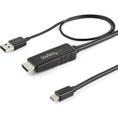 StarTech.com 6.6 ft. (2 m) HDMI to Mini DisplayPort Cable - 4K 30Hz - 6.56 ft HDMI/Mini DisplayPort Video Cable Adapter for Audio/Video Device, Computer, Monitor, Workstation, Notebook, Blu-ray Player, Camera, Notebook, Tablet, Chromebook, Media P...