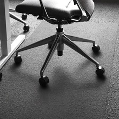 Floortex Cleartex Ultimat&reg; Polycarbonate Rectangular Chair Mat for Carpets - 60" x 118" - Carpet, Home, Office - 118" Length x 60" Width x 0.090" Depth x 0.090" Thickness - Rectangular - Polycarbonate, Polyvinyl Chloride (PVC) - Clear - 1 Each...
