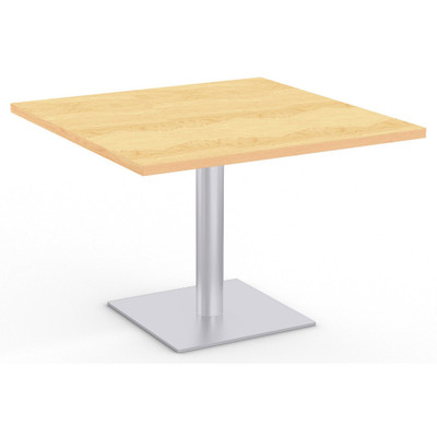 Special-T Sienna Hospitality Table - High Pressure Laminate (HPL) Square Top - Powder Coated Base - 36" Table Top Length x 36" Table Top Width x 1.13" Table Top Depth - 29" Height - Breakroom, Hospitality, Cafeteria - Assembly Required - Kensingto...