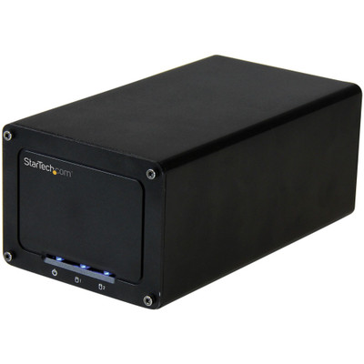 StarTech.com USB 3.1 (10Gbps) External Enclosure for Dual 2.5" SATA Drives - 2 x HDD Supported - 2 x SSD Supported - Serial ATA/600 Controller - RAID Supported - 0, 1, Concatenation, JBOD RAID Levels - 2 x Total Bays - 2 x 2.5" Bay - 1 USB Port(s)...