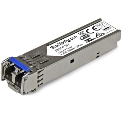 StarTech.com HP J4858C Compatible SFP Transceiver Module - 1000BASE-SX - For Optical Network, Data Networking - 1 x LC Duplex 1000Base-SX Network - Optical Fiber - Multi-mode - 1.25 Gigabit Ethernet - 1000Base-SX - Hot-pluggable, Hot-swappable - 1...