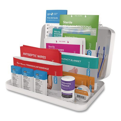 10 Series First Aid Kit, 72 Pieces, Metal Case