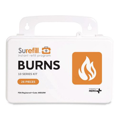 10 Series Burn Kit, 26 Pieces, Plastic Case