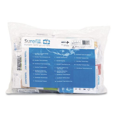 25A Series ANSI 2021 A First Aid Kit Refill, For All 25A Series Kits 2021, 110 Pieces