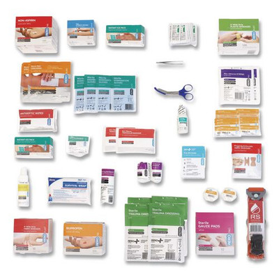 80 Series Class B 2-Shelf First Aid Cabinet Refill - Meds, 391 Pieces