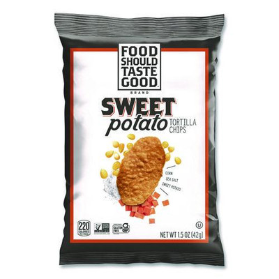 Tortilla Chips, Sweet Potato with Sea Salt, 1.5 oz., 24/Carton