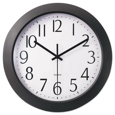 Whisper Quiet Clock, 12" Overall Diameter, Black Case, 1 Aa (sold Separately) Whisper Quiet Clock, 12" Overall Diameter, Black Case, 1 Aa (sold Separately)