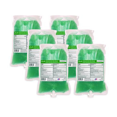 Antibacterial Lotion Cleanser, 1 L Dispenser Refills, 6/Carton
