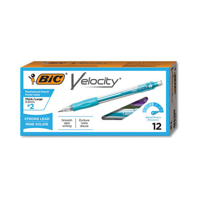 Velocity Original Mechanical Pencil, 0.9 Mm, Hb (#2.5), Black Lead, Turquoise Barrel, Dozen Velocity Original Mechanical Pencil, 0.9 Mm, Hb (#2.5), Black Lead, Turquoise Barrel, Dozen