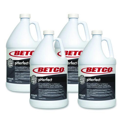 pHerfect Floor Neutralizer and Cleaner, Characteristic Scent, 1 gal Bottle, 4/Carton