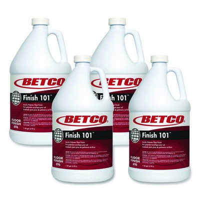 Finish 101 Floor Finish, 1 gal Bottle, 4/Carton