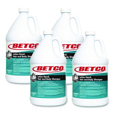 Lotion Hand, Hair and Body Shampoo, Fresh Scent, 1 gal, 4/Carton