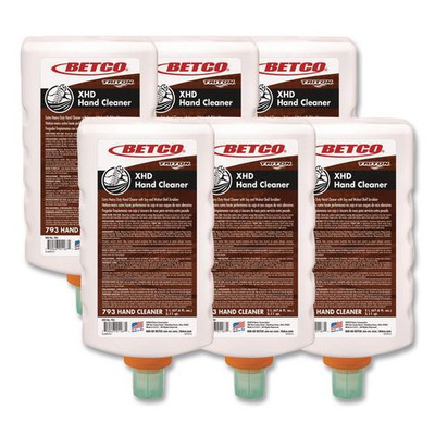 XHD Hand Cleaner, Fresh Scent, 2 L Refill Bottle, 6/Carton