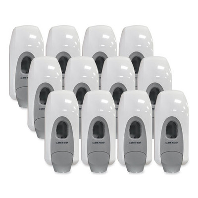Clario Dispensing System Manual Foam Dispenser, 1,000 mL, 5.11 x 3.85 x 11.73, White, 12/Carton